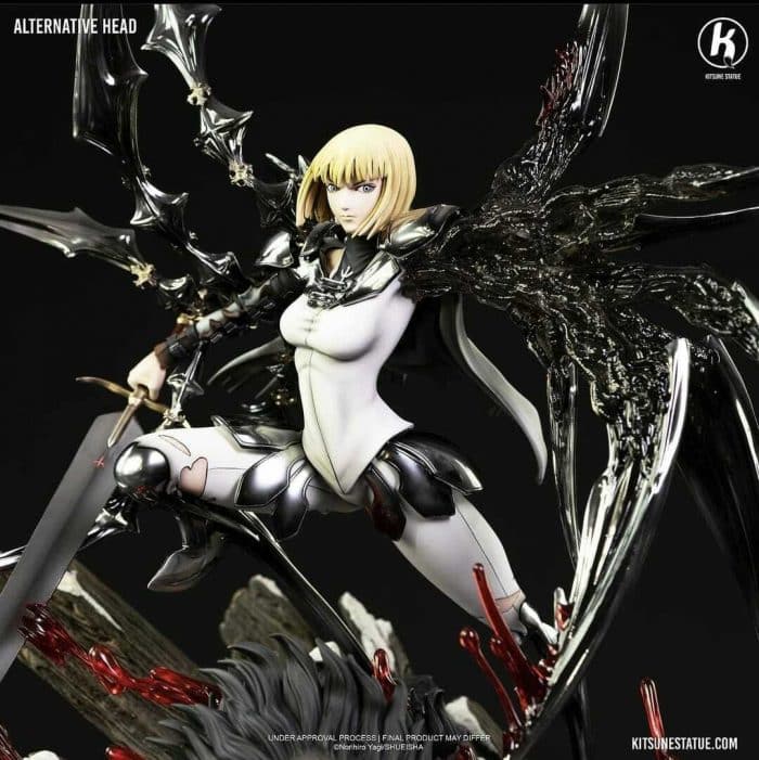 Claymore "Clare vs. Rigaldo" Statue – Bild 2