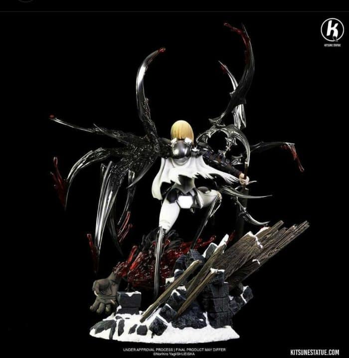 Claymore "Clare vs. Rigaldo" Statue – Bild 4