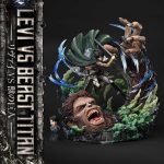 Attack on Titan Ultimate Premium Masterline Series Statue 1/4 Levi Versus Beast Titan 73 cm