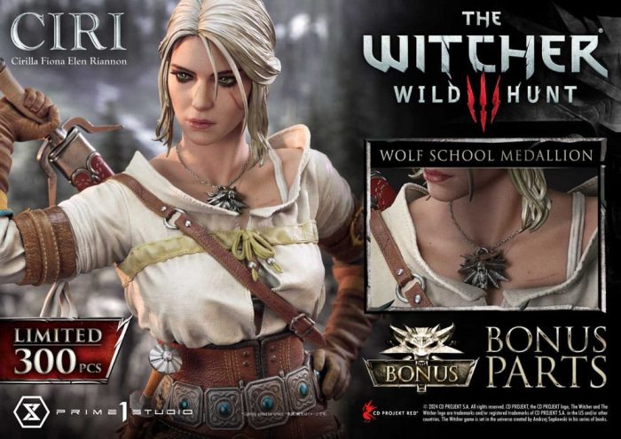 The Witcher 3: Wild Hunt Museum Masterline Statue 1/3 Wild Hunt Ciri Fiona Elen Riannon Bonus Version 81 cm The Witcher 3: Wild Hunt Museum Masterline Statue 1/3 Wild Hunt Ciri Fiona Elen Riannon Bonus Version 81 cm