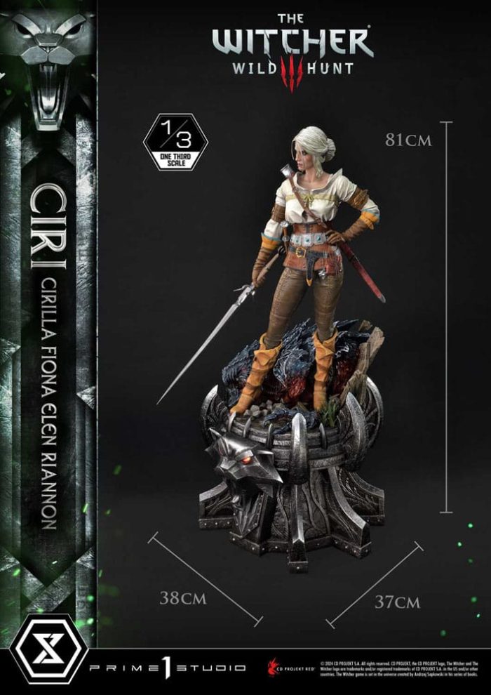 The Witcher 3: Wild Hunt Museum Masterline Statue 1/3 Wild Hunt Ciri Fiona Elen Riannon Bonus Version 81 cm The Witcher 3: Wild Hunt Museum Masterline Statue 1/3 Wild Hunt Ciri Fiona Elen Riannon Bonus Version 81 cm