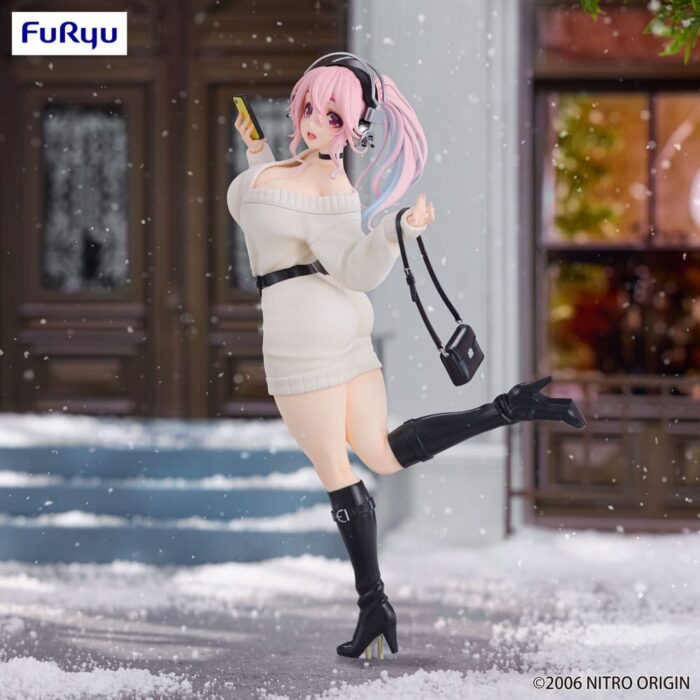 Super Sonico Trio-Try-iT PVC Statue Winter Memory Ver. 21 cm – Bild 7