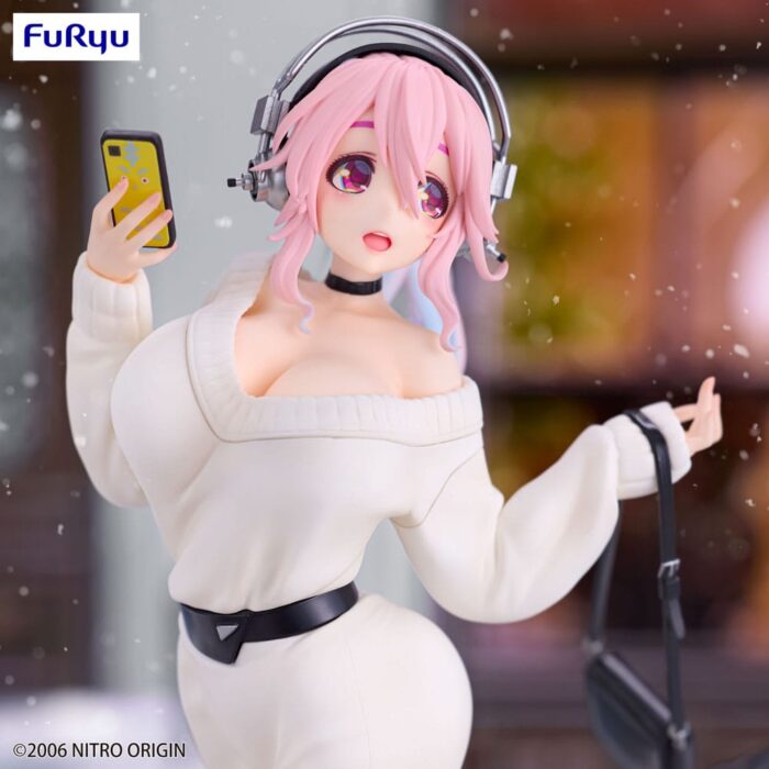 Super Sonico Trio-Try-iT PVC Statue Winter Memory Ver. 21 cm – Bild 9