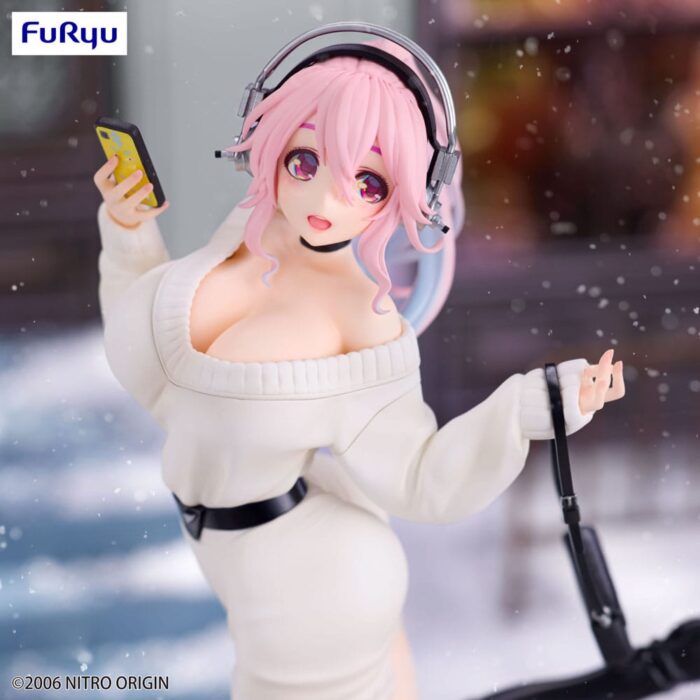 Super Sonico Trio-Try-iT PVC Statue Winter Memory Ver. 21 cm – Bild 10