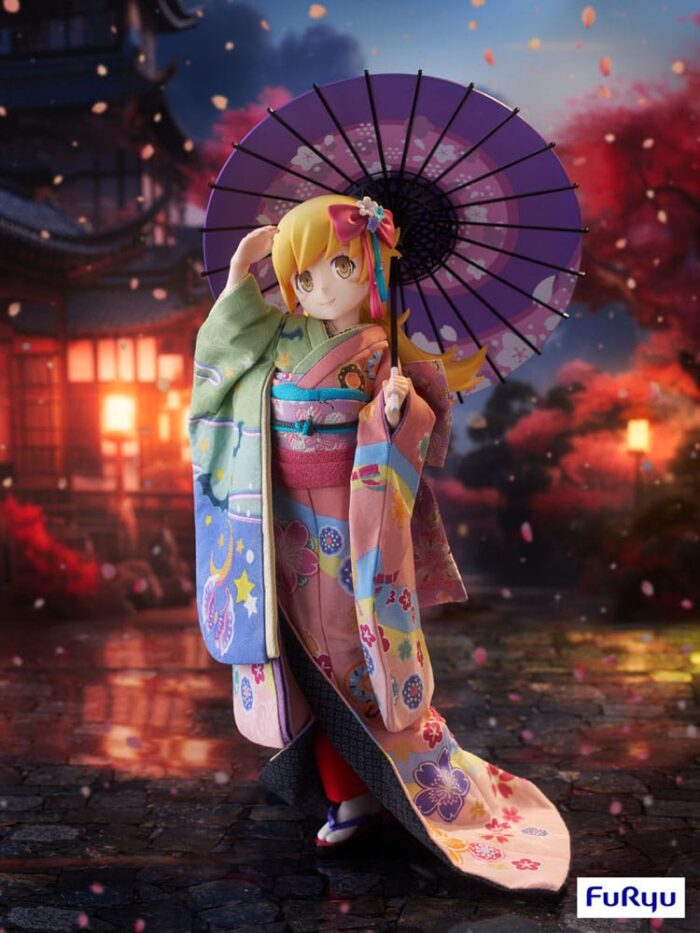 Monogatari PVC Statue 1/4 Shinobu Oshino Japanese Doll 42 cm – Bild 2