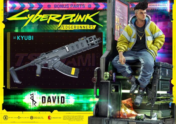 Cyberpunk: Edgerunners Real Elite Masterline Series Statue 1/4 David Deluxe Bonus Version 58 cm – Bild 4