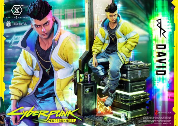 Cyberpunk: Edgerunners Real Elite Masterline Series Statue 1/4 David Deluxe Bonus Version 58 cm – Bild 9