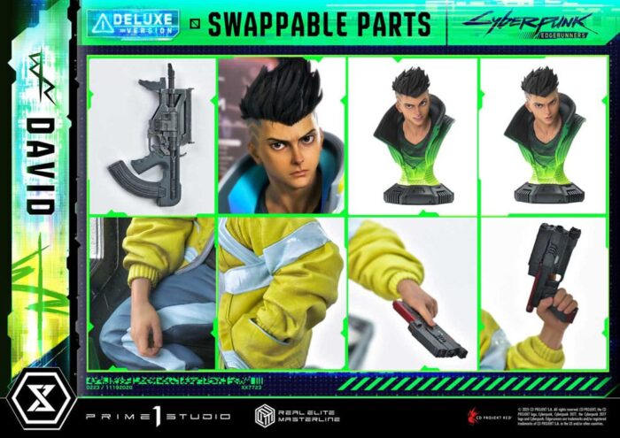 Cyberpunk: Edgerunners Real Elite Masterline Series Statue 1/4 David Deluxe Bonus Version 58 cm – Bild 19