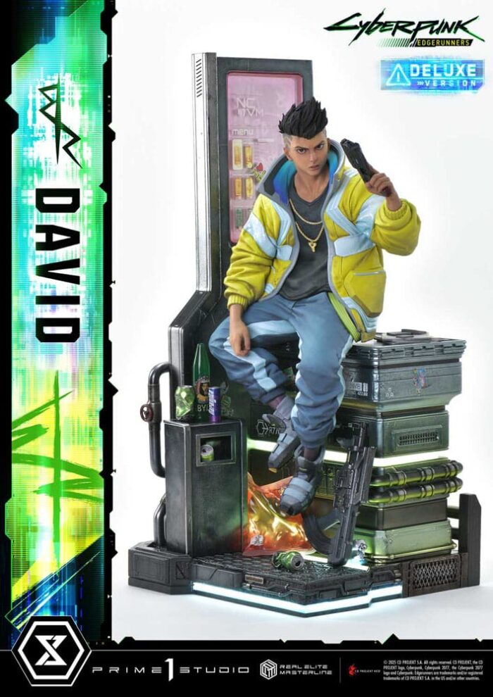 Cyberpunk: Edgerunners Real Elite Masterline Series Statue 1/4 David Deluxe Bonus Version 58 cm – Bild 21