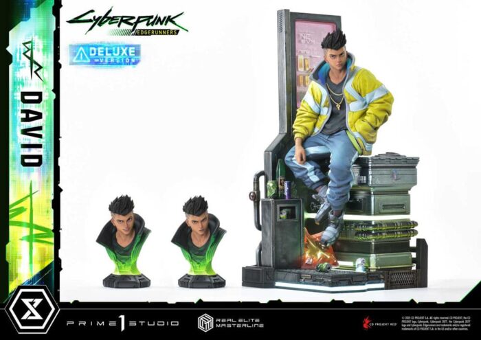 Cyberpunk: Edgerunners Real Elite Masterline Series Statue 1/4 David Deluxe Bonus Version 58 cm – Bild 22