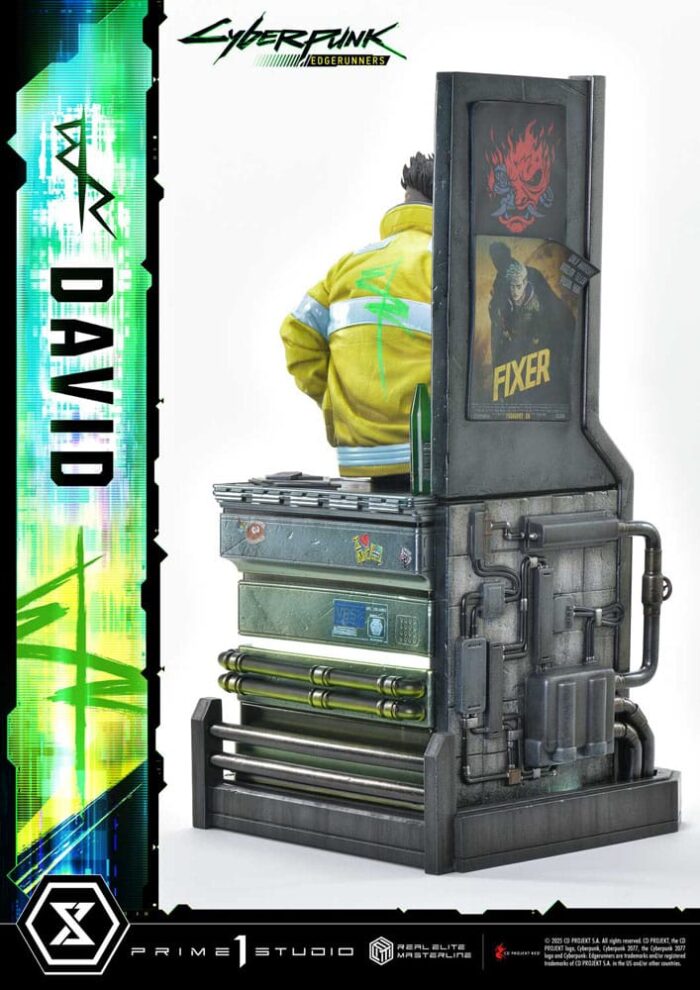 Cyberpunk: Edgerunners Real Elite Masterline Series Statue 1/4 David Deluxe Bonus Version 58 cm – Bild 23