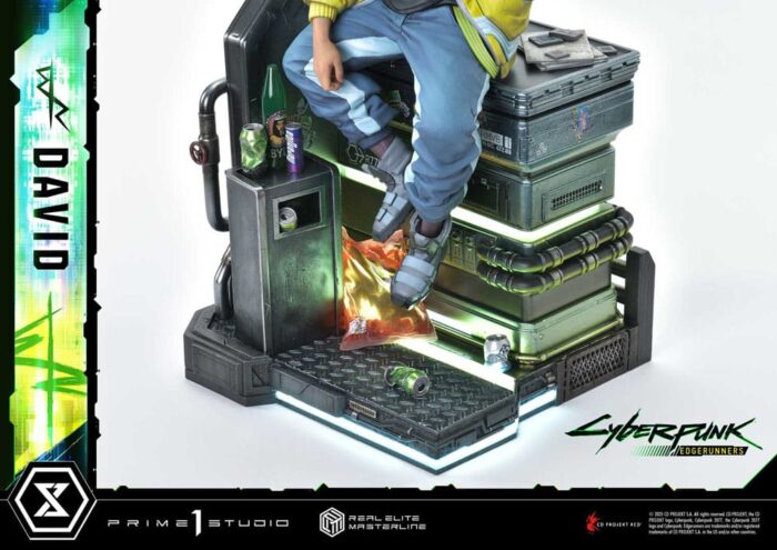 Cyberpunk: Edgerunners Real Elite Masterline Series Statue 1/4 David Deluxe Bonus Version 58 cm – Bild 25