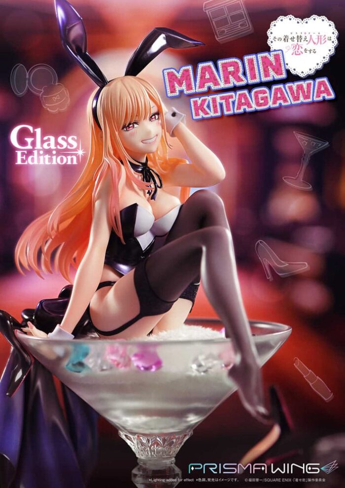 My Dress-Up Darling Prisma Wing PVC Statue 1/7 Marin Kitagawa Glass Edition 29 cm – Bild 2