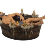 The Witcher 3 Wild Hunt Statue Geralt in der Badewanne 9 cm