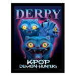 KPop Demon Hunters Collector Print Poster im Rahmen Derpy