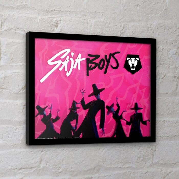 KPop Demon Hunters Collector Print Poster im Rahmen Saja Boys Idol – Bild 2