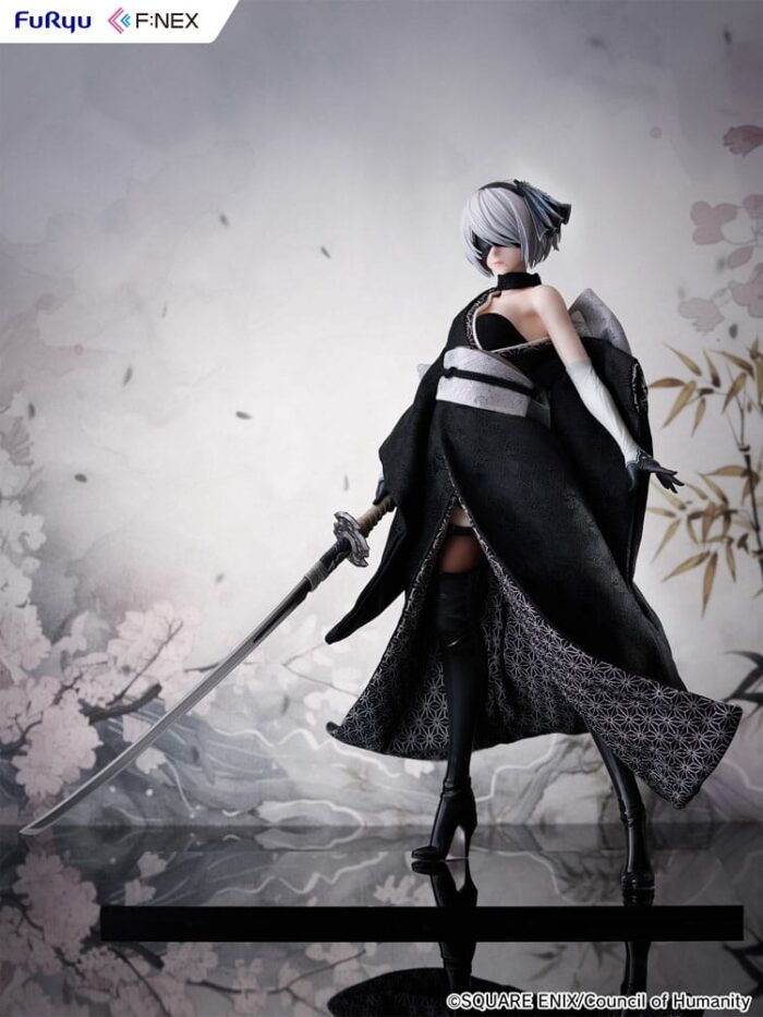 Nier: Automata Ver1.1a F:Nex PVC Statue 1/4 2B Japanese Doll 43 cm – Bild 2