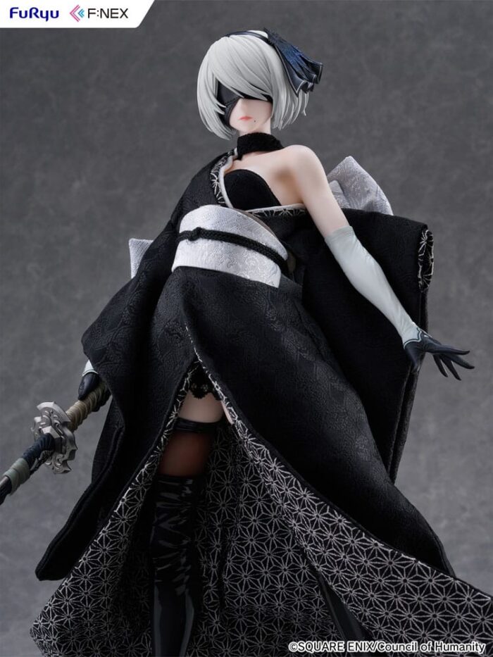 Nier: Automata Ver1.1a F:Nex PVC Statue 1/4 2B Japanese Doll 43 cm – Bild 3