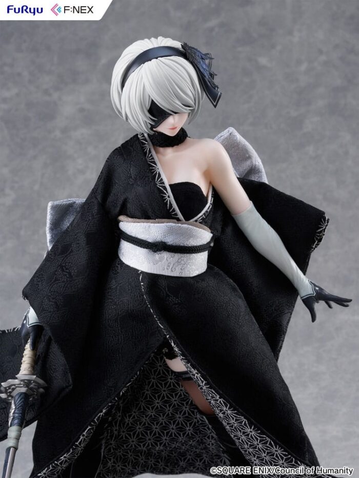 Nier: Automata Ver1.1a F:Nex PVC Statue 1/4 2B Japanese Doll 43 cm – Bild 4