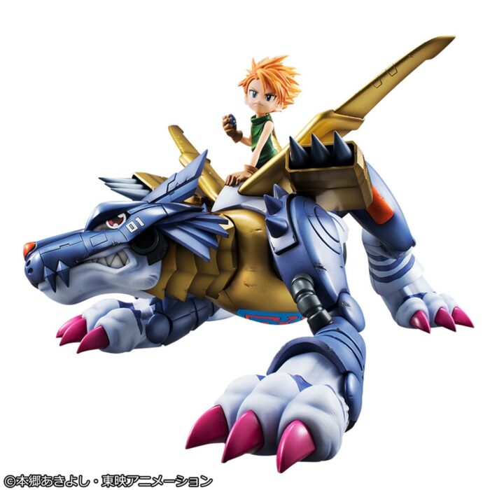 Digimon Adventure Precious G.E.M. Serie PVC Statue Metal Garurumon & Ishida Yamato 30 cm – Bild 2