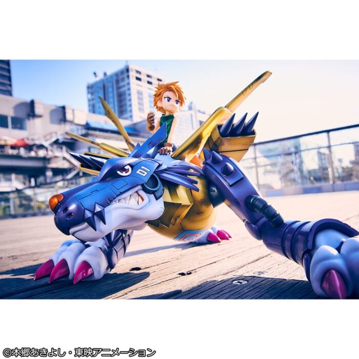 Digimon Adventure Precious G.E.M. Serie PVC Statue Metal Garurumon & Ishida Yamato 30 cm – Bild 9