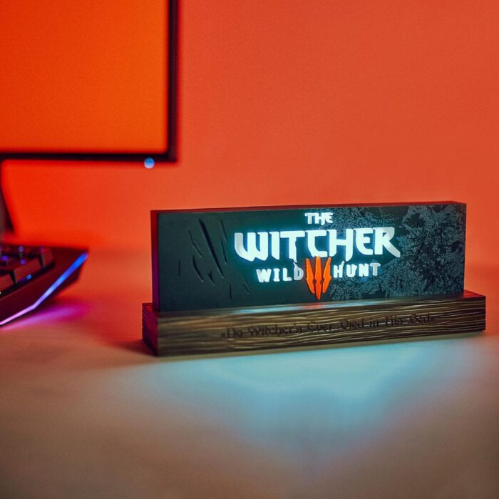 The Witcher LED-Leuchte Wild Hunt Logo 22 cm – Bild 2
