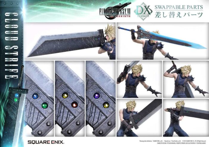 Final Fantasy VII Rebirth Masterline Statue 1/4 Cloud Strife Deluxe Ver. 68 cm – Bild 8
