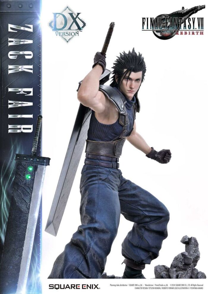 Final Fantasy VII Rebirth Masterline Statue 1/4 Zack Fair Deluxe Ver. 57 cm – Bild 3