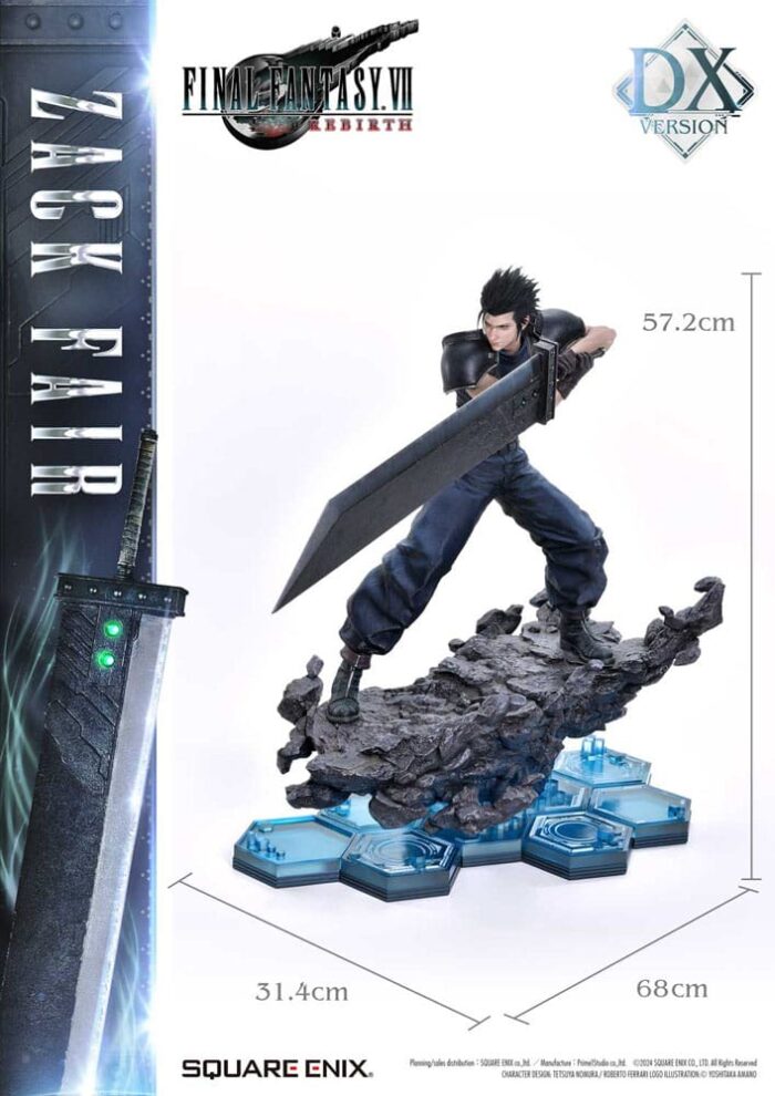 Final Fantasy VII Rebirth Masterline Statue 1/4 Zack Fair Deluxe Ver. 57 cm – Bild 4