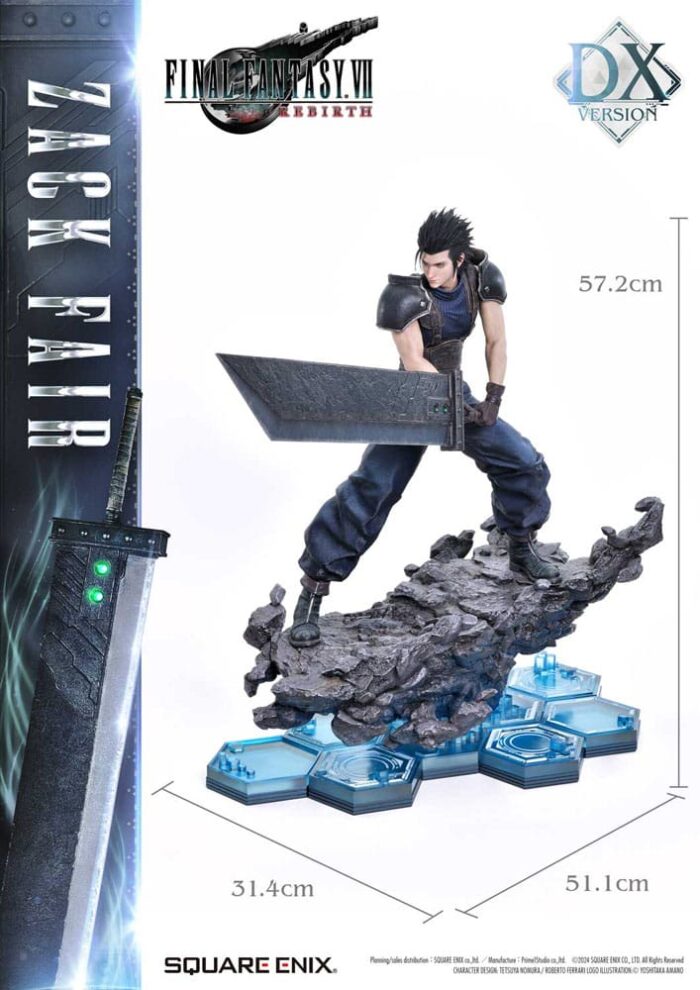 Final Fantasy VII Rebirth Masterline Statue 1/4 Zack Fair Deluxe Ver. 57 cm – Bild 5