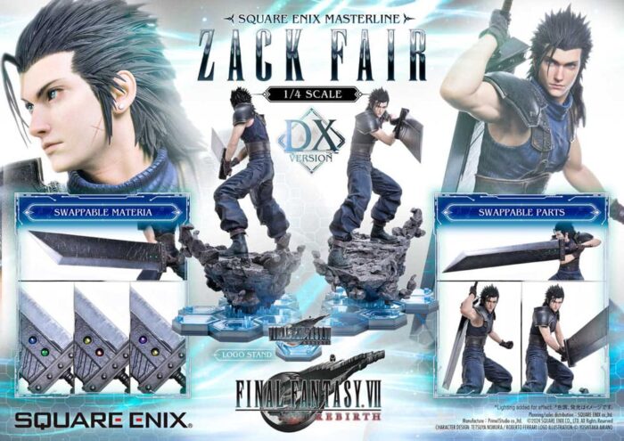 Final Fantasy VII Rebirth Masterline Statue 1/4 Zack Fair Deluxe Ver. 57 cm – Bild 10