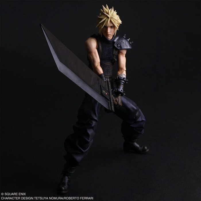 Final Fantasy VII Rebirth Play Arts Shin Actionfigur Cloud Strife 27 cm – Bild 4