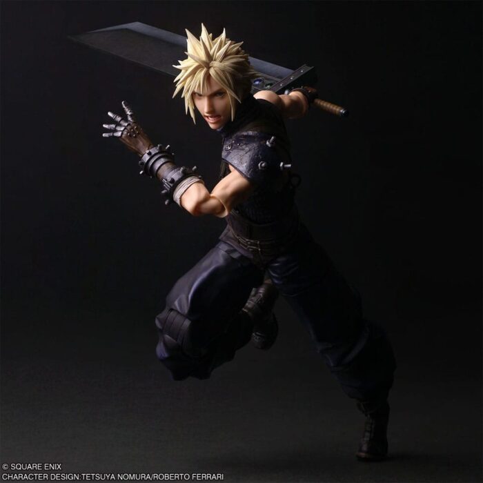 Final Fantasy VII Rebirth Play Arts Shin Actionfigur Cloud Strife 27 cm – Bild 5