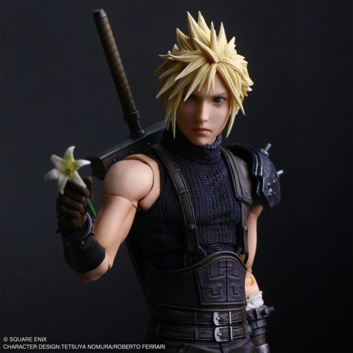 Final Fantasy VII Rebirth Play Arts Shin Actionfigur Cloud Strife 27 cm – Bild 8