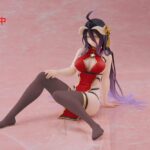 Overlord PVC Statue Desktop Cute Figure Albedo Chinese Dress Ver. Renewal 13 cm