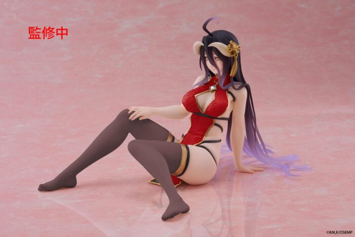 Overlord PVC Statue Desktop Cute Figure Albedo Chinese Dress Ver. Renewal 13 cm – Bild 2