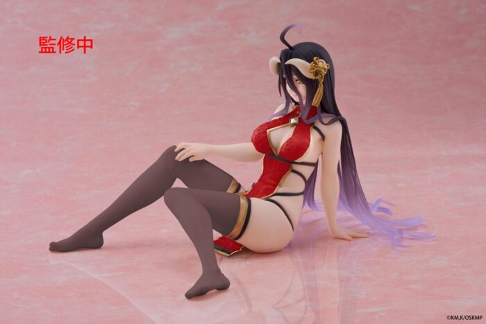Overlord PVC Statue Desktop Cute Figure Albedo Chinese Dress Ver. Renewal 13 cm – Bild 3