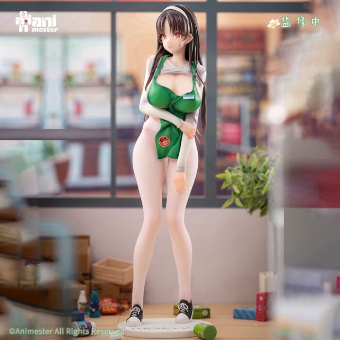 x_anm81036_f.jpg Original Character Statue 1/6 First Business! Mari Hanamiya the Gentle Shop Assistant illustration by POPQN 28 cm – Bild 7