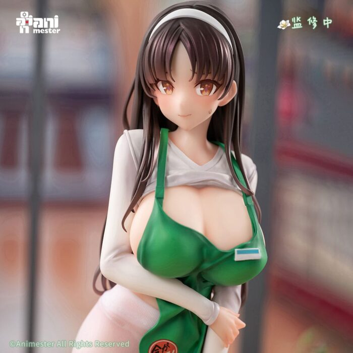 x_anm81036_i.jpg Original Character Statue 1/6 First Business! Mari Hanamiya the Gentle Shop Assistant illustration by POPQN 28 cm – Bild 10