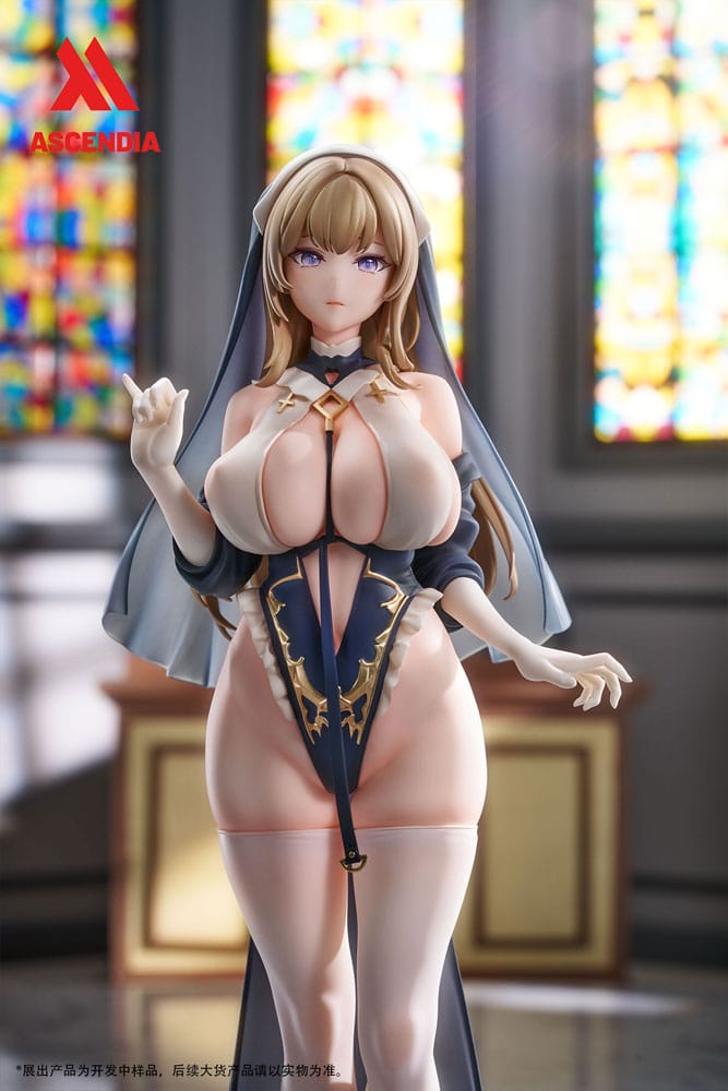 x_asce82008_b.jpg Original Character PU Statuen 2er-Pack 1/6 Lily Nun & Emily Nurse Illustration by Chowbie 26 cm – Bild 3