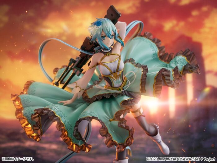 x_estr34732_a.jpg Sword Art Online SHIBUYA SCRAMBLE FIGURE PVC Statue 1/7 Sinon Crystal Dress Ver. 29 cm – Bild 2