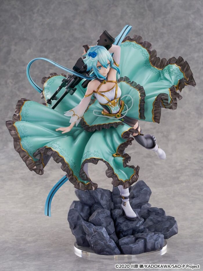 x_estr34732_d.jpg Sword Art Online SHIBUYA SCRAMBLE FIGURE PVC Statue 1/7 Sinon Crystal Dress Ver. 29 cm – Bild 5