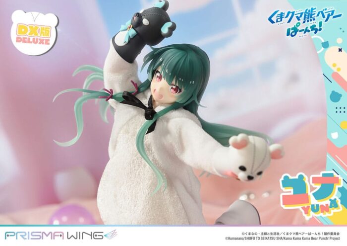 Kuma Kuma Kuma Bear Punch! Prisma Wing PVC Statue 1/7 Yuna Deluxe Version 28 cm – Bild 5