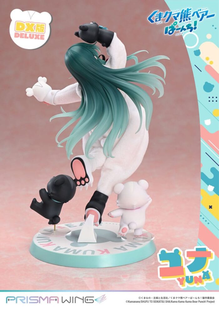 Kuma Kuma Kuma Bear Punch! Prisma Wing PVC Statue 1/7 Yuna Deluxe Version 28 cm – Bild 11