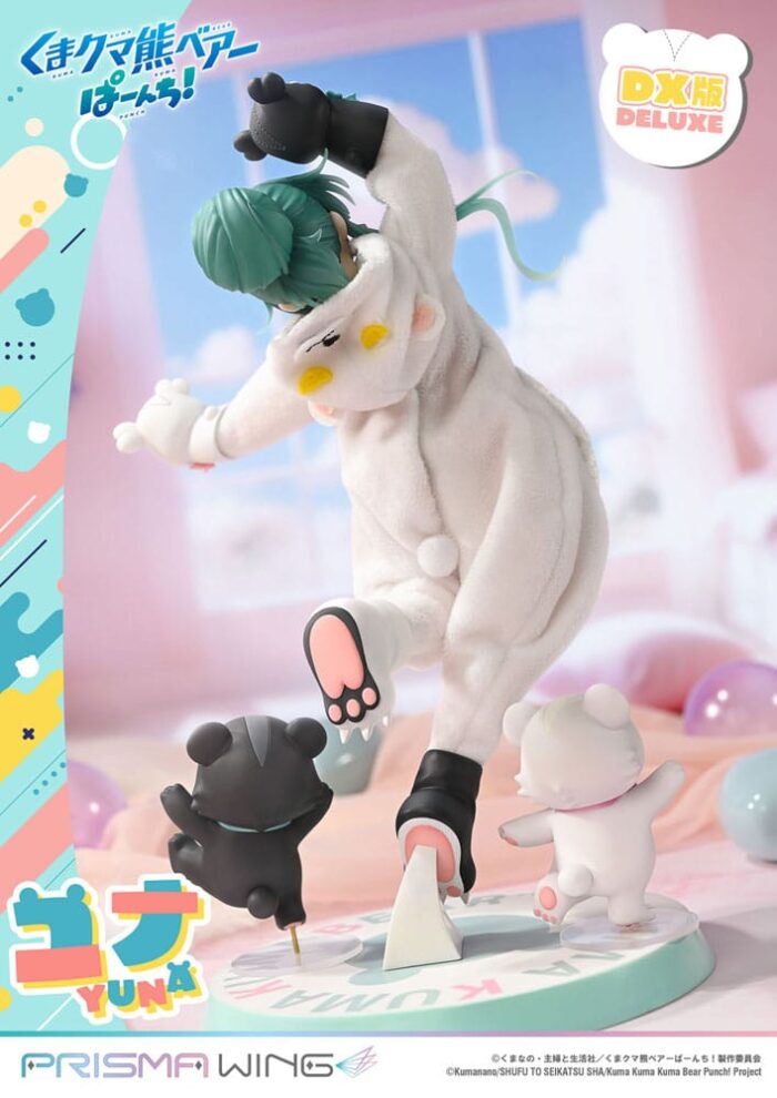 Kuma Kuma Kuma Bear Punch! Prisma Wing PVC Statue 1/7 Yuna Deluxe Version 28 cm – Bild 20