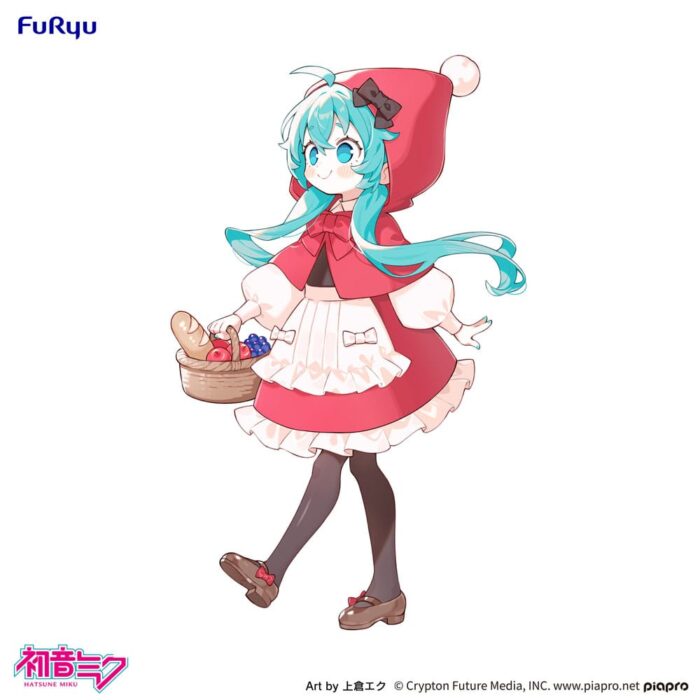 Hatsune Miku Desktop Fairy PVC Statue Hatsune Miku Little red riding hood Ver. 16 cm – Bild 6