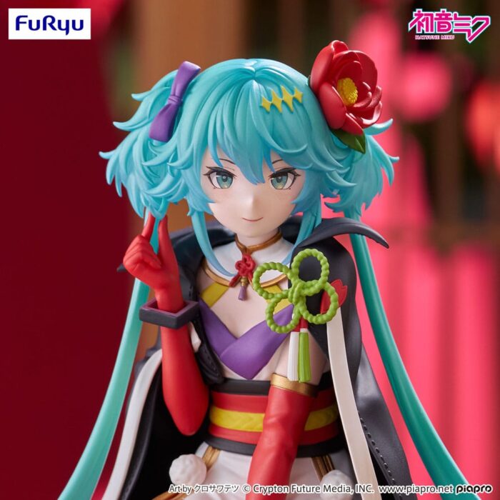 Hatsune Miku Noodle Stopper PVC Statue Flower Fairy Camellia 15 cm – Bild 2