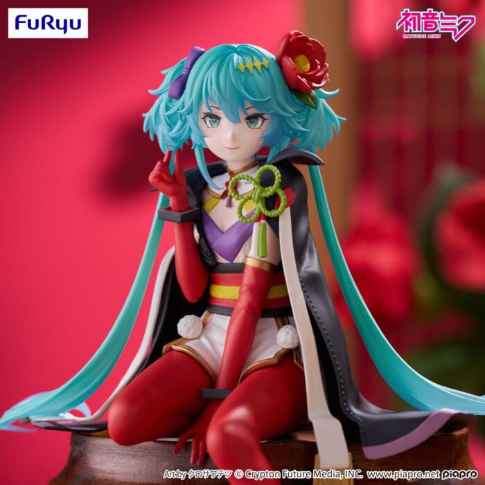 Hatsune Miku Noodle Stopper PVC Statue Flower Fairy Camellia 15 cm – Bild 6