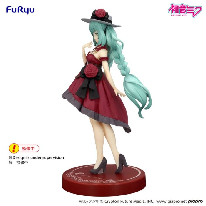 Hatsune Miku Trio-Try-iT PVC Statue Hatsune Miku Outing Dress Red Color Ver. 19 cm – Bild 3