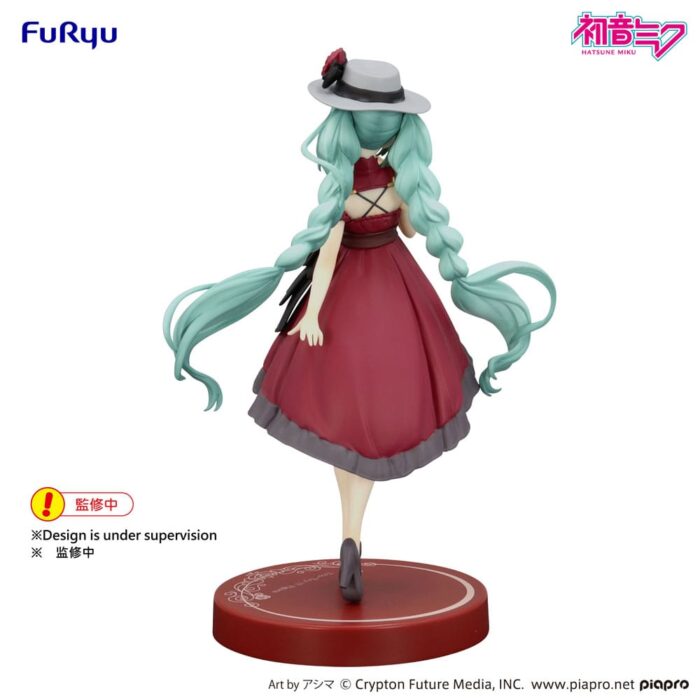 Hatsune Miku Trio-Try-iT PVC Statue Hatsune Miku Outing Dress Red Color Ver. 19 cm – Bild 5